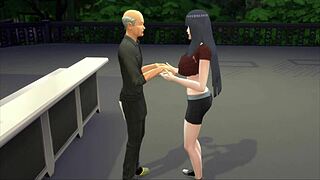 Naruto Hentai Episodio 101: Hinata Fucks the Bartender