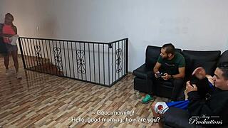 Why Did These Perverted Friends Trick the Cleaning Girl Into Rough Fucking?