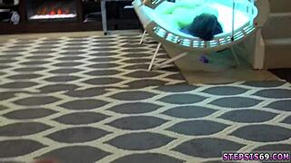 I, the old redhead, can't resist my annoying stepbro's blowjob