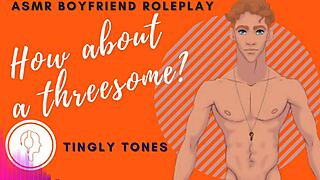 Threesome boyfriend roleplay asmr audio