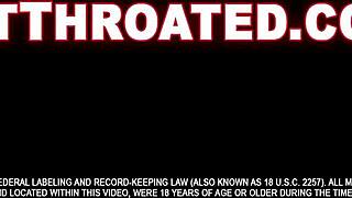 busty blonde jessica crawls on bed fingering her hairy pussy