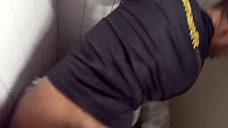 married guy fucks young social guy shirtless in smart fit bathroom
