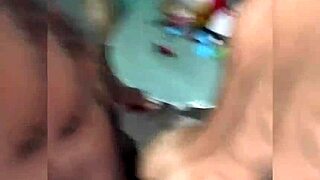 black guy interacting with eager partner in scene