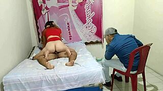 Cuckold offers girlfriend to best friend, she gets fucked hard in front