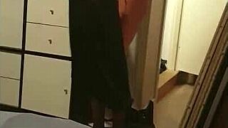 She changes clothes and shows off! Wow.