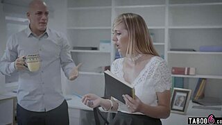 Boss thinks he can do anything he wants in the office, fucking secretary milf pussy.