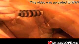 Blonde lesbians toying ass in a steamy wet session.