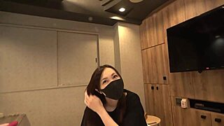 Can This Fair-Skinned G-Cup Wife Resist Her Senior Husband's Less? She Came For Sex In Doujin AV!