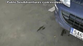 Redhead With Innocent Face Doing Perverted Stuff In Public Toilet