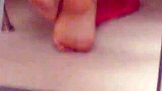 playful latina soles in the classroom, teasing with fetish touches