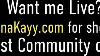 nina kayy, that stunning blonde, helps newbie with big black cock blowjob and doggystyle in lingerie 😍