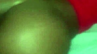 ebony nympho with bubble butt rides big black cock!