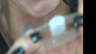 Big tits girl fingering in hotel!