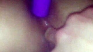 my wife fucks my asshole with a vibrator at home