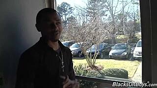 robin fucks black guy in gay romp