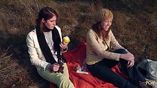 wanna join us with this strapon, things are heating up outside!