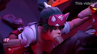 Kiriko face fucking time, with cumshots, anal, blowjob, and assfucking. 😈