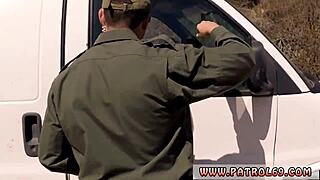 Hot Brunette Teen Swallows Juicy Latin Smuggler?