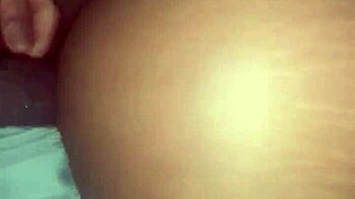 ebony nympho with bubble butt rides big black cock!