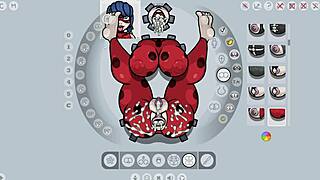 Marinette from Miraculous Ladybug in a sailor outfit for this cartoon fapwall part 1.