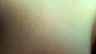 Moje velké kozy v tváři při ježdění