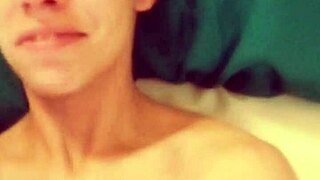 she makes him cum all over her face with toys