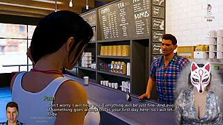 Anna's Exciting Affection: Busty Brunette MILF in Stockings Plays Voyeur Game in New Town