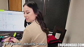 The intern Lulu Chu and Violet Reign with Allen Swift