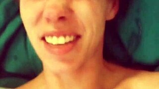 she makes him cum all over her face with toys