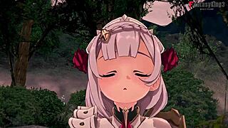 Noelle Gives Blowjob POV in Genshin Impact.