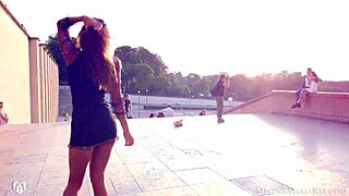 i'm melena maria rya enjoying public outdoor in paris