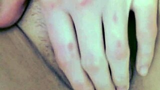 Young Virgin Caresses Her Pussy in the Bathroom.