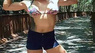 jungle flex in the forest