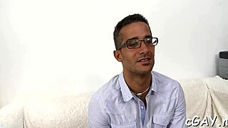 this sophisticated homo hunk got a wild bareback blowjob last night.