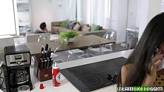 Wow! Claire Black Sucks Stud After Riding Hard!