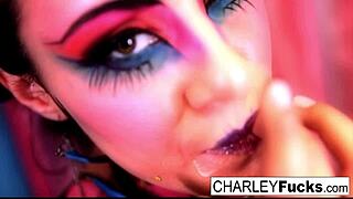 Charley Teases with Big Tits and Pussy