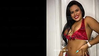 Kriss hotwife christmas sexy fantasies with old brazilian cuckold couple