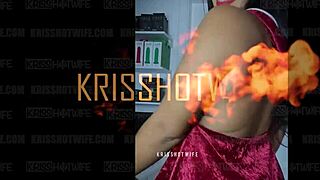 Kriss hotwife christmas sexy fantasies with old brazilian cuckold couple
