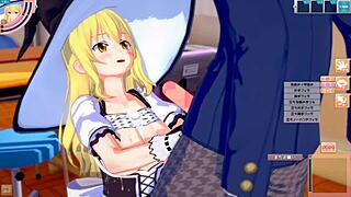 Obsessed with Marisa Kirisame's Big Boobs in 3D Hentai!