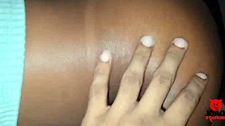 young ebony girl sucks big cock in car