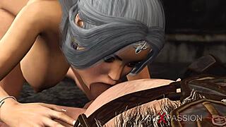 dwarf knight fucks princess slave in castle