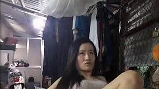 18-year-old shows off on live stream.