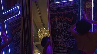 Olga Maria Veide Dances And Masturbates In Goth Striptease