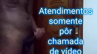 A slim brazilian twink waits outdoors for his turn to have hardcore sex with the married woman