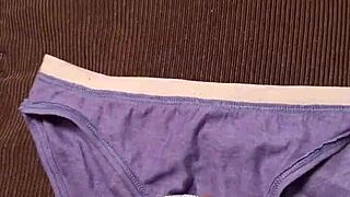 Unloading Into A Pair Of Panties!