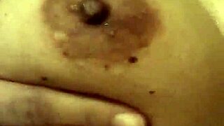 Filipina woman with big tits masturbates.