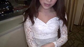 I hooked up with a stunning Japanese babe for unforgettable homemade sex, her cute face and eager sucking blew me away!