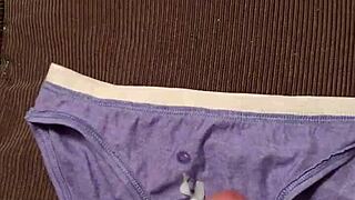 Unloading Into A Pair Of Panties!