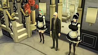 Dragon ball porn epi 58, beautiful wife blackmailed by husband's boss to fuck