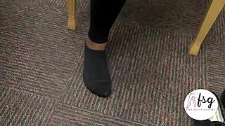 Ebony Candid College Ethiopian Feet Soles And Toes
